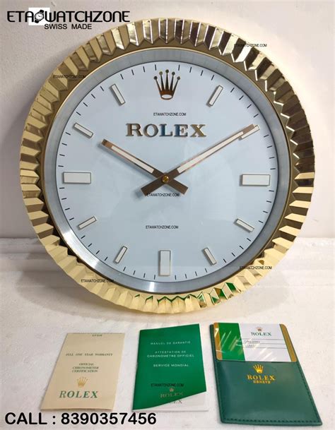 rolex clock models|rolex wall clock for sale.